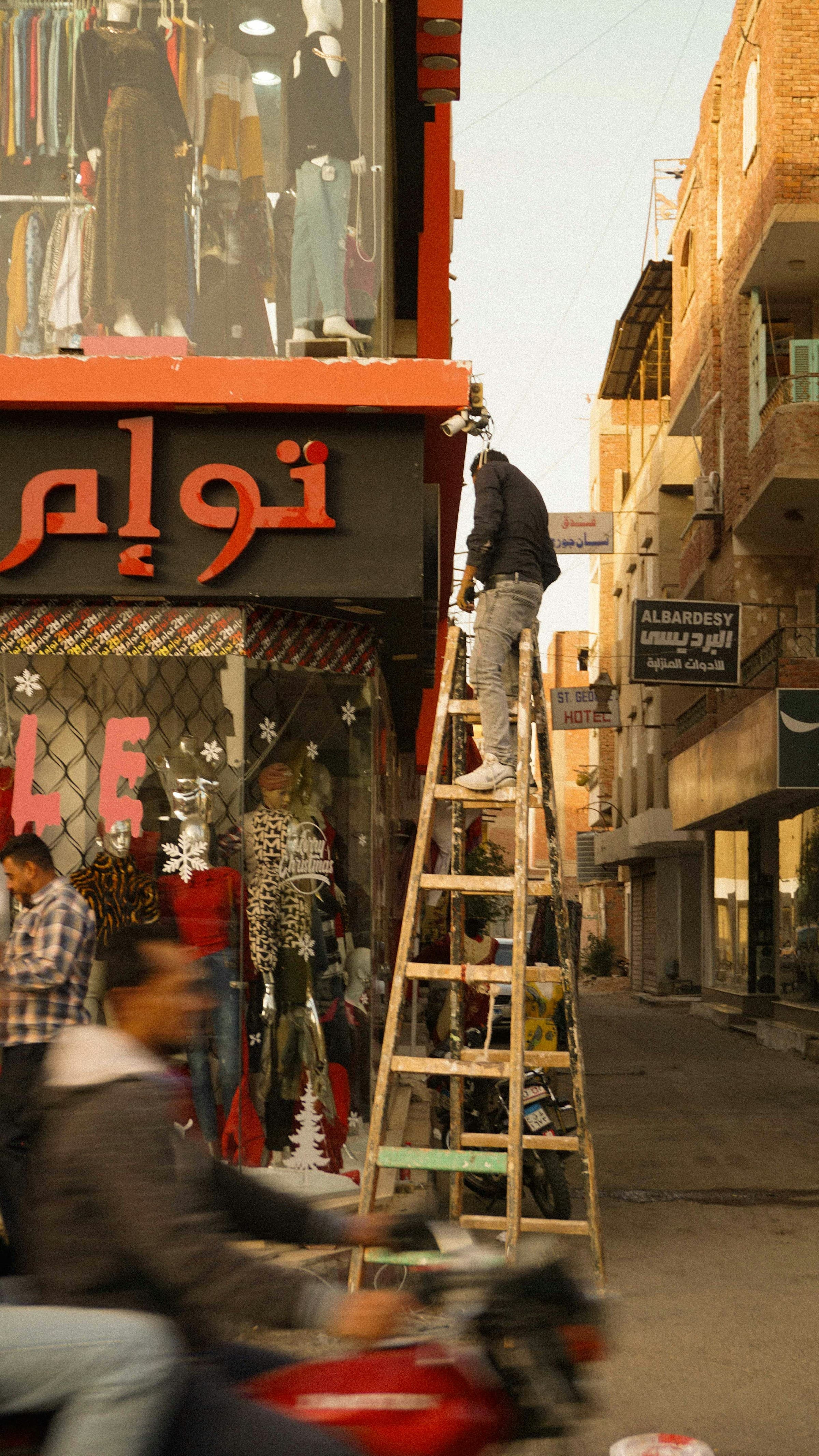 Open shopfront on an Egyptian street